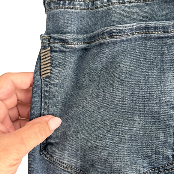 Paige Women Dark Wash Straight Leg Federal Jeans 31 - Picture 4 of 5